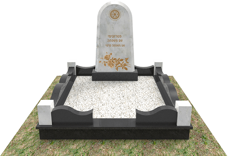 Фото дизайнерского памятника «Эпос» на могилу