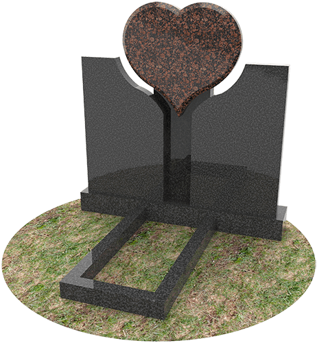 Фото памятника «Тр-Г-Т-Сердце-4» на могилу
